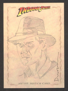 INDIANA JONES HERITAGE SKETCH ART CARD BY JAN DUURSEMA 1/1 TOPPS 2008