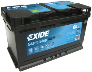 Start-Stop Exide EK800 115 110 AGM Car Battery 80Ah 800CCA for Audi BMW Ford VW - Picture 1 of 6