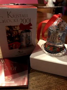 Hutschenreuther Kristall Glocke 2001 Motiv Bayern mundgeblasen lim. Ausgabe OVP - Bild 1 von 2