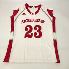 Adidas Sacred Heart Pioneers Jersey M Medium Womens NCAA Basketball White #23