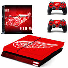 Detroit Red Wings PS4 Skin Sticker Decal Vinyl Console+2 controllers DPTM0929