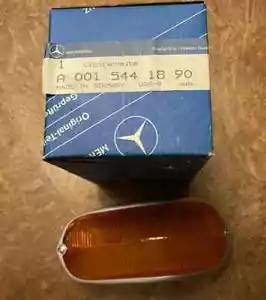 Rare Nos Genuine Mercedes Benz Vintage Truck Front Turn Signal Lens A0015441890 - Picture 1 of 8