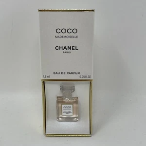 New Chanel COCO MADEMOISELLE Eau De Parfum Miniature Collectable  .05 oz /1.5 ml - Picture 1 of 6