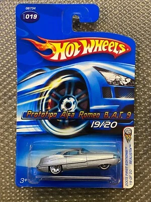 2005 Hot Wheels Prototipo Alfa Romeo B.A.T. 9 Realistix первое издание 19/20 - Изображение 1 из 3