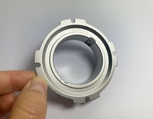 Lente de montaje Arriflex Arri B PL ARRI-B-PL ARRIFLEX adaptador de cámara bayoneta plateado - Imagen 1 de 5