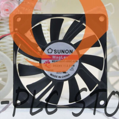 New 1PC SUNON ME80152V1-000C-A99 24V 2.21W 8CM 2-wire inverter cooling fan - Image 1 of 3