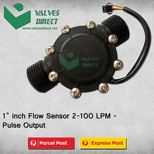 1" inch Flow Sensor 2-100 LPM - Pulse Output (Suitable for WaterMe Controller) - Picture 1 of 1