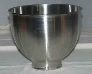 KitchenAid Ciotola di miscelazione in acciaio inox per mixer supporto K45 giro e blocco - Foto 1 di 3