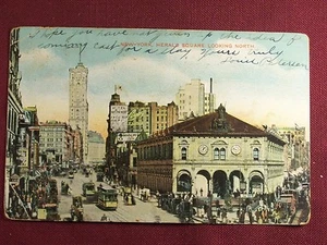 New York, Herald Square Looking North Vintage Postcard  - Picture 1 of 2