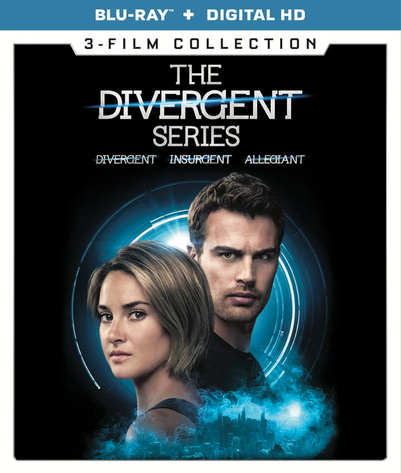 The Divergent Series: 3-Film Collection (Blu-ray, 2014)