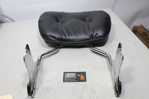 Harley Touring OEM Passenger Backrest Support Quick Detach Pillow Top - Picture 1 of 10