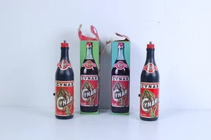 2 Vintage Cynar Advertising Gadget Transceiver Bottle Radio Collection - Picture 1 of 8