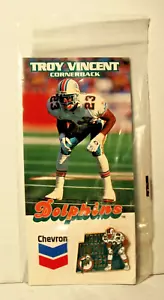 NFL Football Miami Dolphins Troy Vincent Chevron Pin 1995 - Bild 1 von 2
