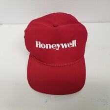 Vintage Honeywell Company Red Adjustable Strapback Hat
