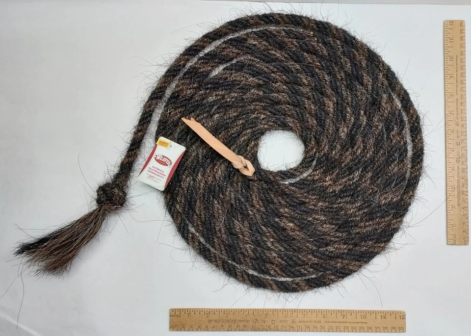 5/8" X 20' COLA PELO MECATE - Negro/Marrón Claro - Tejedor - Anuncio #527251 Foto 1 de 4