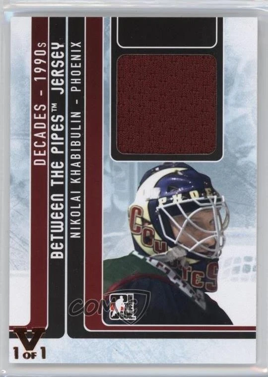 2013-14 ITG Decades 1990s Black Vault Copper 1/1 Nikolai Khabibulin #BTPJ-08 0c3 - Image 1 of 3