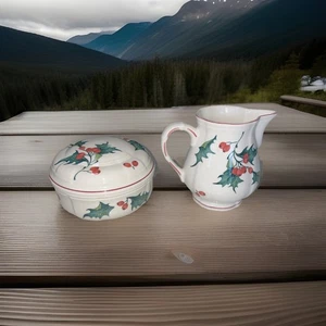 Juego de crema y azucarero VILLEROY & BOCH China Luxemburgo patrón HOLLY - Imagen 1 de 11