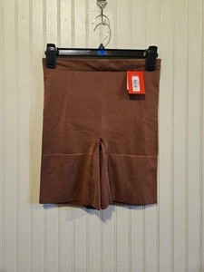 SPANX Sculpt XL Marrón Castaño Medio Muslo Corto Estilo SS6615 NUEVO CON ETIQUETAS - Imagen 1 de 4