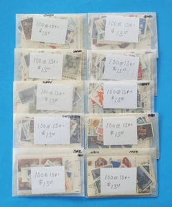 US Discount Postage 1000 13 Cent 13c Stamps Blocks Singles Mixed Mint Lot #9 - Picture 1 of 3