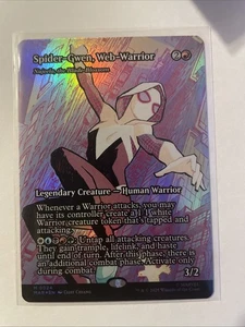 Spider-Gwen, Web-Warrior FOIL Spider-Man Magic The Gathering 0024 M - Picture 1 of 2