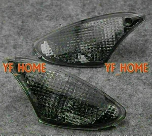 Smoke Front Turn Signals Indicator Blinker Lens Cover Fit BMW K1200S & K1300S - Picture 1 of 3