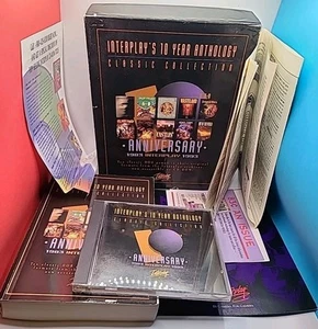 Interplay's 10th Year Anthology Classic Collection PC CD-ROM 1983 - 1993 Big Box - Picture 1 of 14