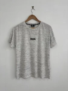 Lonsdale London Tshirt Womens Size 10 Grey Short Sleeve - Picture 1 of 6