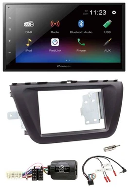 Pioneer USB Bluetooth DAB 2DIN Lenkrad Autoradio für Suzuki SX4 ab 2013 - Bild 1 von 4