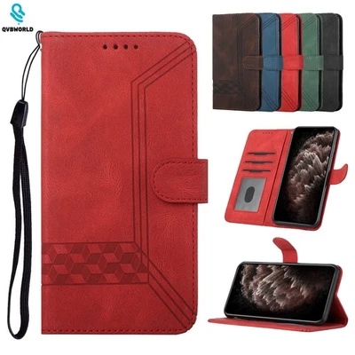 For Huawei Y5P Y6P Y7A Y9 2019 PSmart Flip Folio PU Leather Magnetic Wallet Case - Image 1 of 4