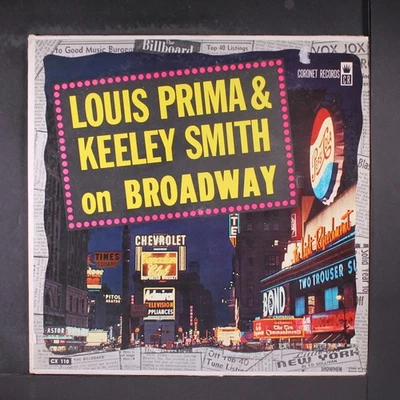 LOUIS PRIMA & KEELEY SMITH: on broadway CORONET 12" LP 33 RPM - Image 1 of 2