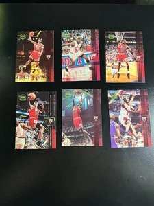 1999 Upper Deck MICHAEL JORDAN Championship Complete Set Red Jumbo Cards  /1500 - Picture 1 of 2
