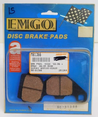 Pastillas de freno delanteras EMGO para KAWASAKI 43050-1169 43050-1040 43082-1017 43082-1079 Foto 1 de 3