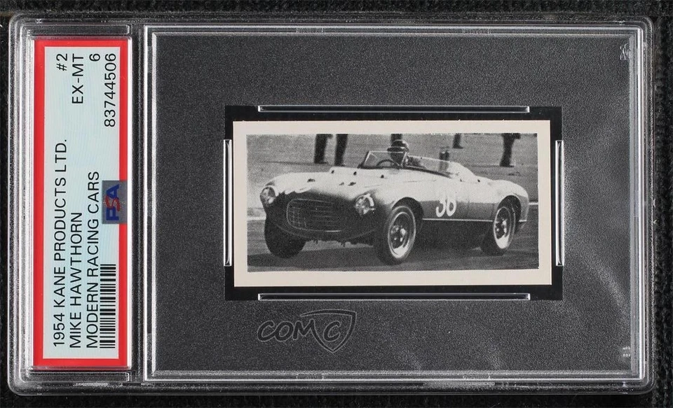 1954 Kane Modern Racing Cards Mike Hawthorn #2 PSA 6 - Image 1 of 2