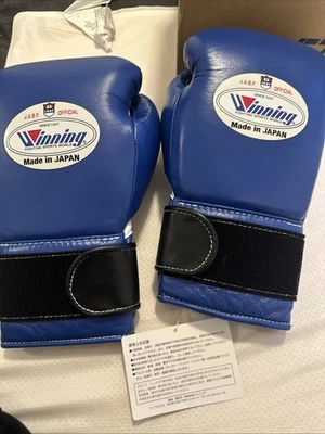 Winning Boxing Gloves JABF-12 Amateur 12 oz Blue Tape type approved JAPAN - Image 1 of 4