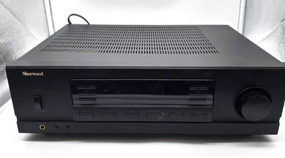 Sherwood RX-4105 Stereo Receiver Black AM/FM AUX CD Tape TV VCR Input Home Audio - Image 1 of 4