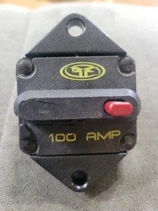 Bussmann 185100P 100A 42V DC Hi-Amp Circuit Breaker Panel Mount IP67 RV Auto - Bild 1 von 2