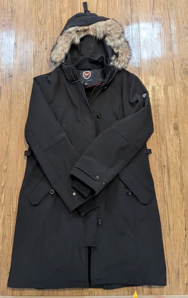 1 Madison Expedition Womens Heritage Collection Parka Coat Black Size XL B28 - Image 1 of 4