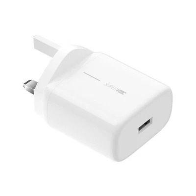 OPPO 65W Charger SuperVOOC UK Fast Plug Mains Charger Genuine Official White - Image 1 of 3
