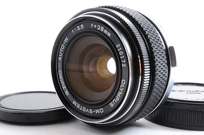 Lente gran angular Olympus OM-SYSTEM G.ZUIKO AUTO-W 28mm F3.5 MF TOP MINT Japón - Imagen 1 de 4