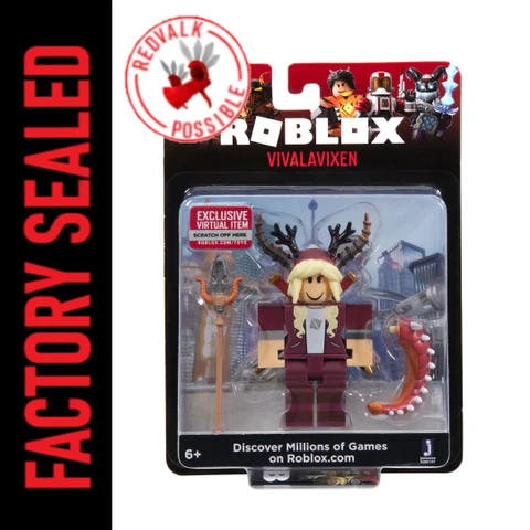 Roblox Vivalavixen Toy Series 5 Core Figure New In Box With Virtual Item Code Cover