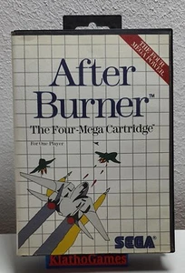 After Burner + EMBALAJE ORIGINAL Sega Master System Juego Retro Gaming Boxed CIB / B3704 - Imagen 1 de 3