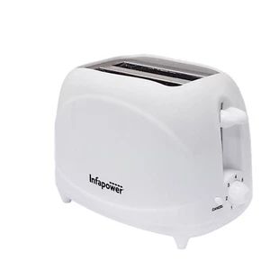 2 Slice Toaster White 700W Electric Cool Touch Variable Browning Control Defrost - Picture 1 of 12