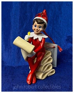 DEPT 56 ELF ON THE SHELF Christmas Ornament Checking the List New Last One! - Picture 1 of 5