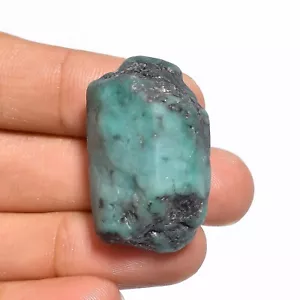 Natural Untreated Emerald Loose Gemstone Fancy Rough From 94.50 Cts 33X21X19 mm - Picture 1 of 6