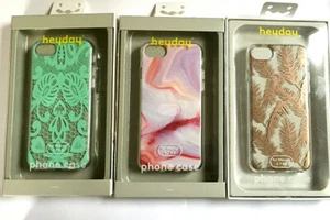heyday iPhone Case Apple iPhone 6 6s 7 8 Printed Teal Lace Gold Pink Marble NEW - Picture 1 of 7
