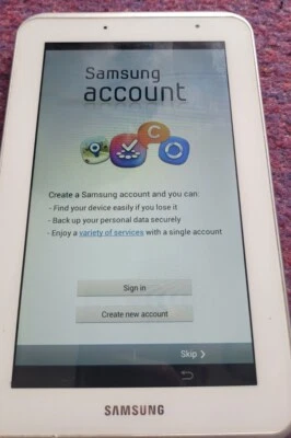 Samsung Galaxy Tab 2  7.0 GT-P3110 8GB Wi-Fi White *read description* - Image 1 of 4