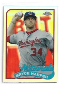 2014 Topps Chrome 1989 Design Bryce Harper 89TC-BHA - Imagen 1 de 1