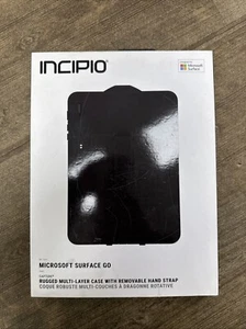 INCIOPIO Rugged Multi-Layer Case Cover For Microsoft Surface Go 2 / Go - Black - Picture 1 of 3