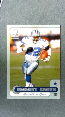 2000 Pacific Omega Fourth & Goal #10 Emmitt Smith Cowboys - Image 1 of 2