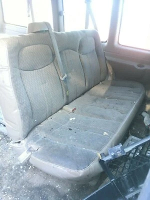 Chevy Chevrolet Express GMC Savana Van BENCH SEAT CLOTH TAN MANUAL - Image 1 of 4